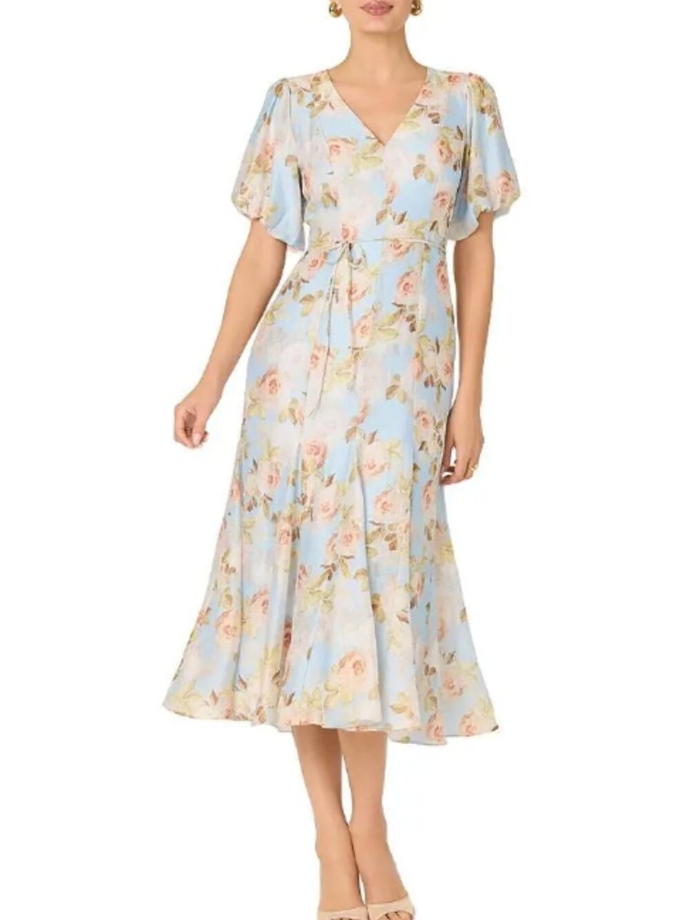 NWT Astr The Label Lavena Midi Dress